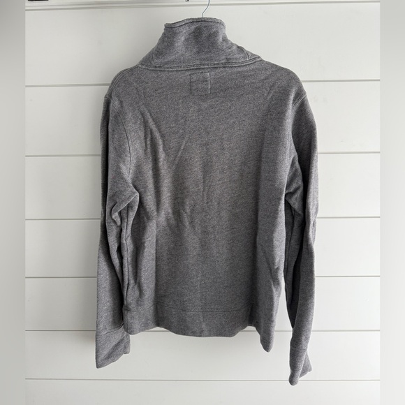 Men’s Billy Reid Gray Sweater with Button Accents, Size Medium - Picture 3 of 7